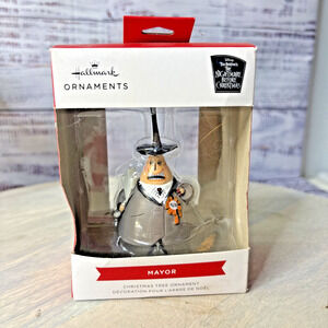 Hallmark The Nightmare Before Christmas Mayor Ornament Disney Tim Burton